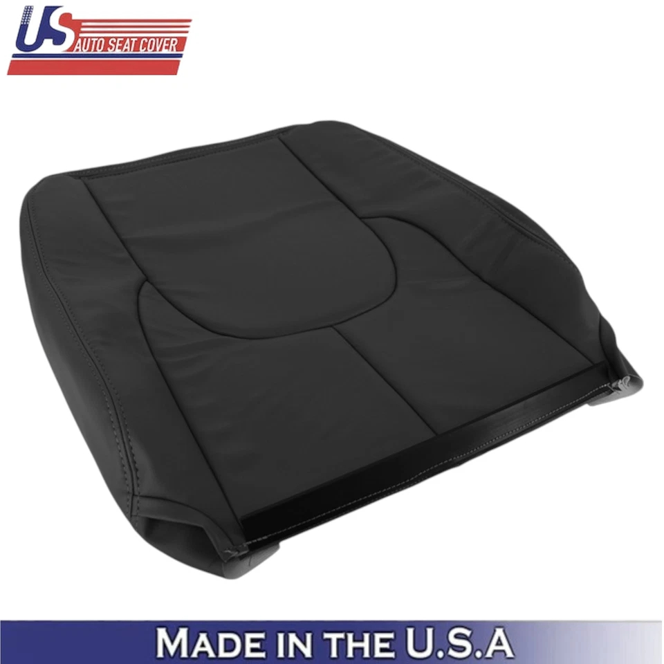 Cubiertas superiores delanteras pizarra oscura de cuero sintético para Dodge Ram 1500 Laramie 2002-2003 Foto 4 de 4