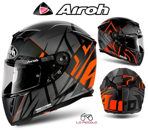 GP5SE32 CASCO INTEGRALE FULL FACE AIROH GP 500 SECTORS ARANCIO OPACO MIS.L  | eBay