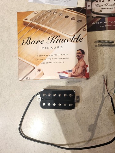 Bare Knuckle Holy Diver Humbucker Bridge Pickup 50mm Open Black