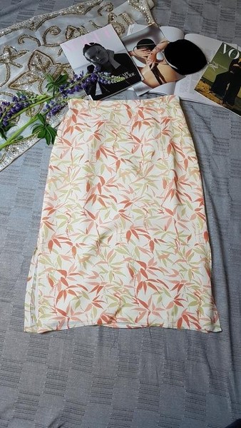 Women Gerry Weber Skirt Peach Viscose 38