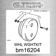 BM16204 WHL WGHTKIT fits JOHN DEERE (Surplus Open Box)