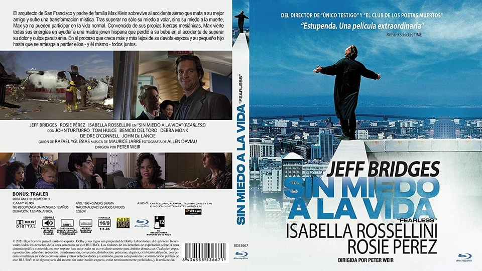 Sin Miedo A La Vida [Blu-ray] (1993) Fearless - Imagen 2 de 3