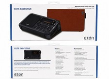 Eton Elite Executive Radio Portable AM/FM /LW /SW/ Aux Clock Radio w SSB
