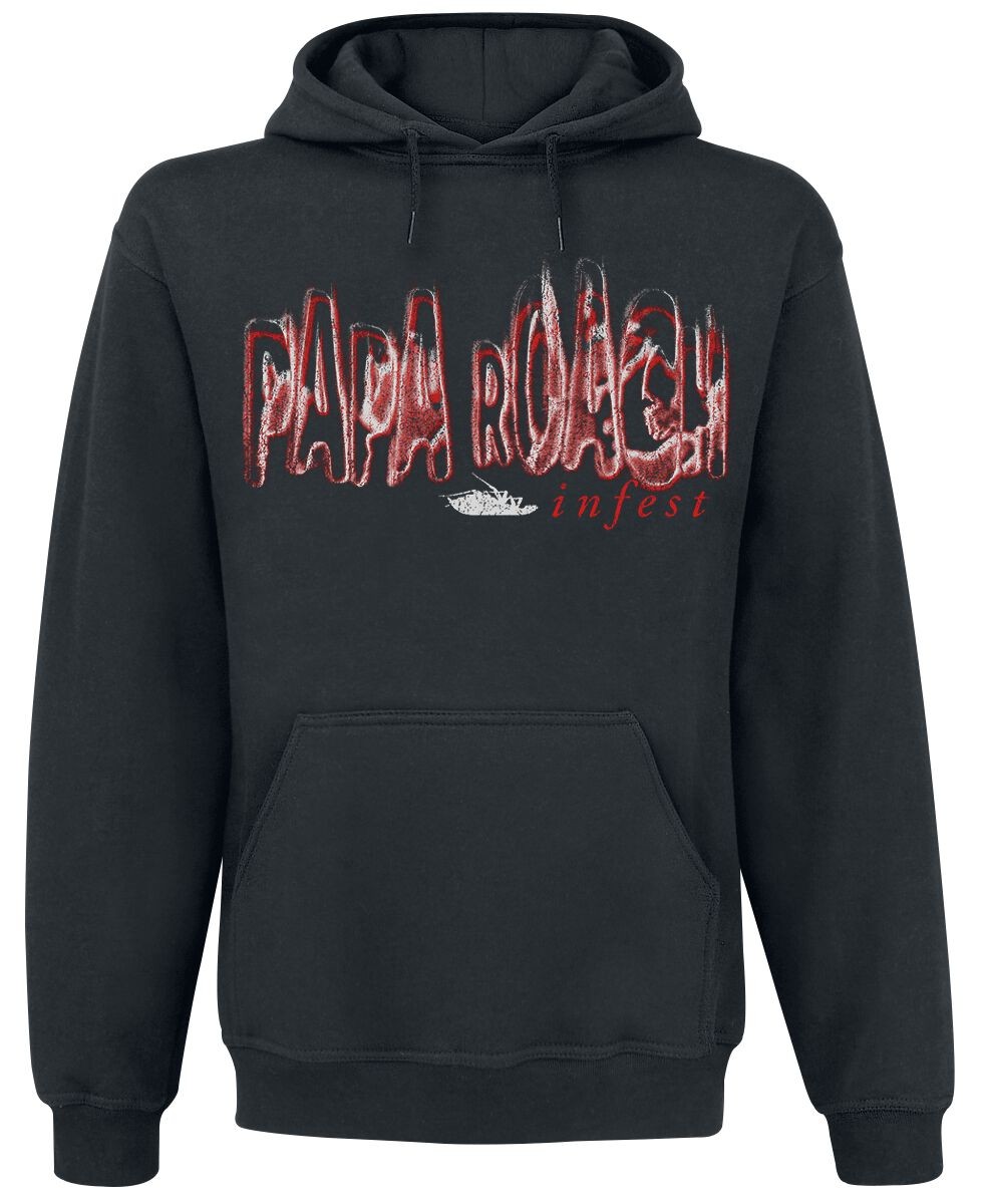 Papa Roach Kapuzenpullover Herren с логотипом Blur schwarz Band-Товары, Группы