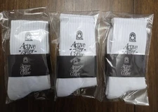 3Pairs-Club Mindfulness Trio Crew Socks NEW
