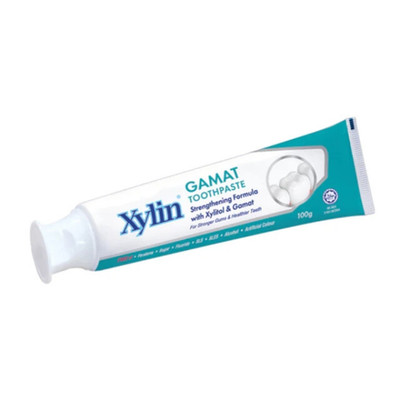 Xylin Gamat Herbal Toothpaste 100g Fluoride Free Miswak Xylitol