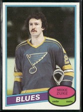 1980-81 O-Pee-Chee Mike Zuke RC #209 St. Louis Blues