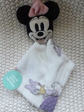DISNEY BABY Minnie Mouse Lovey with Purple Teether Daisy Duck Security Blanket
