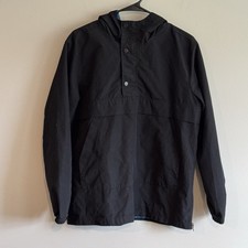 Old Navy Pullover Jacket Girls Size XXL 18 Plus Black Windbreaker