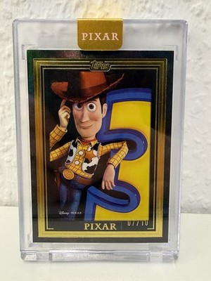 Topps Pixar Gold 2025 Woody 7/10 Wall-Art WA-11 Toy Story Disney