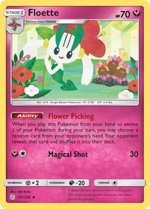 Floette - NM - SM - Cosmic Eclipse 151