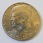 1980 P JFK Kennedy Half Dollar  50C Philadelphia