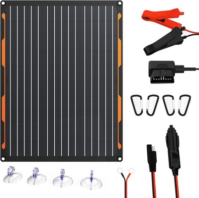 Qualitätsaufgerüstet 12V 20W Solar Autobatterie Ladegerät IP67 Wasserdicht Erhaltungsladung