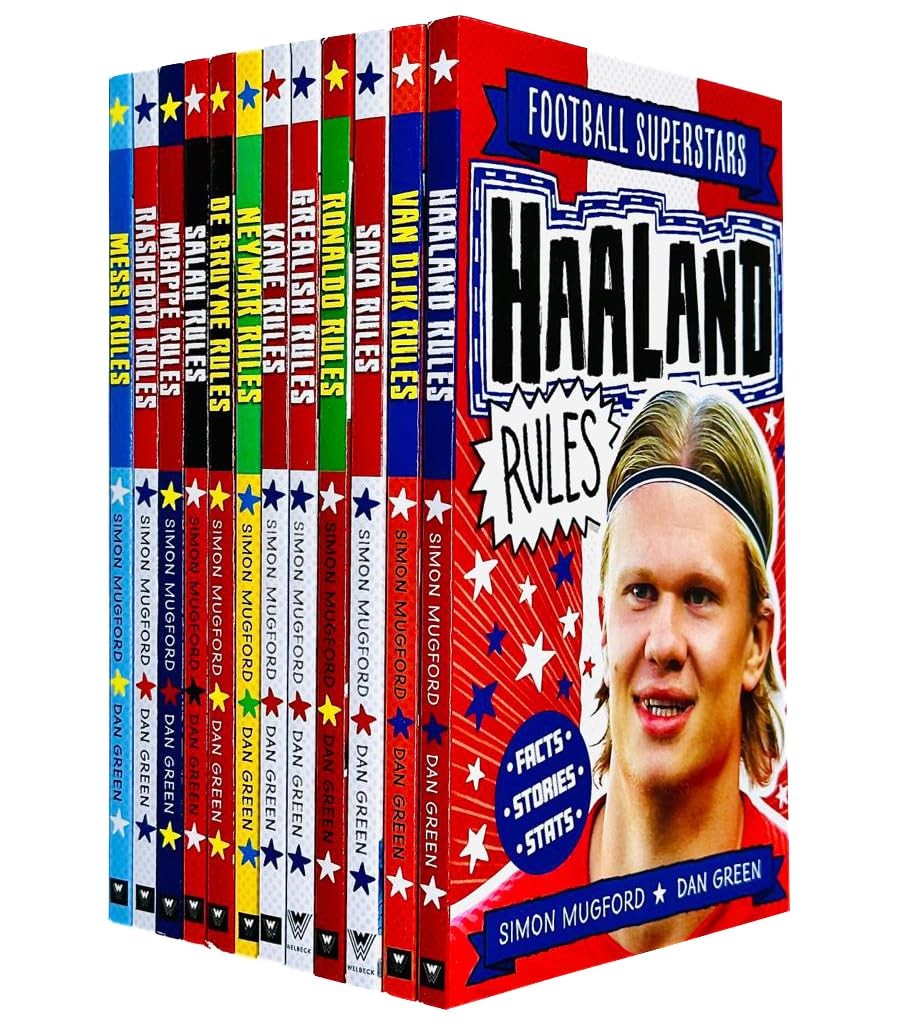 Football Superstars 12 Books Collection Rules Mega Pack Set By S | Simon Mugford - Image 7