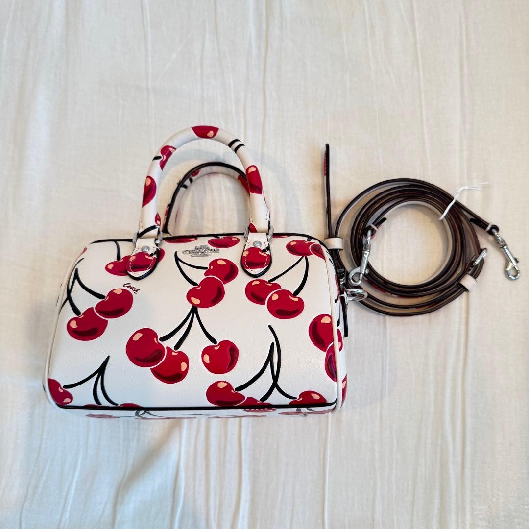 Coach Cherry Pattern Mini Shoulder Bag Crossbody,… - image 3