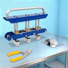 Manual Edition Sheet Metal Bending Tool 3-Station Sheet Metal Edge Roller Bender