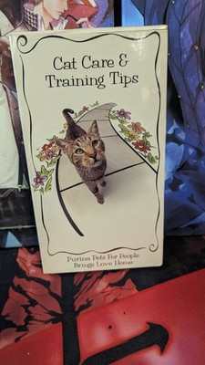 NEW Purina Pets Cat Care & Training Tips VHS 1997 SEALED
