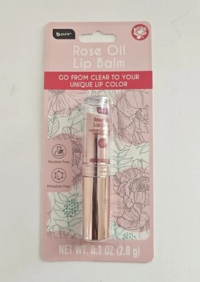 B Pure Rose Oil Lip Balm Adapting Lip Balm 1-ct