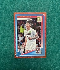 2025 Panini Donruss WNBA #91 Te-Hina Paopao Rated Rookie Red Shimmer /399 RC