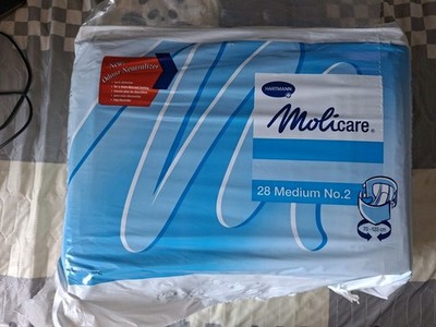 Molicare No 2 Inkontinenz Windeln Mit Folie Vintage Rarität