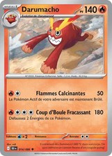 Carte Pokémon Darumacho 14/86 EV10.5 BLK Foudre Noire FR NEUVE