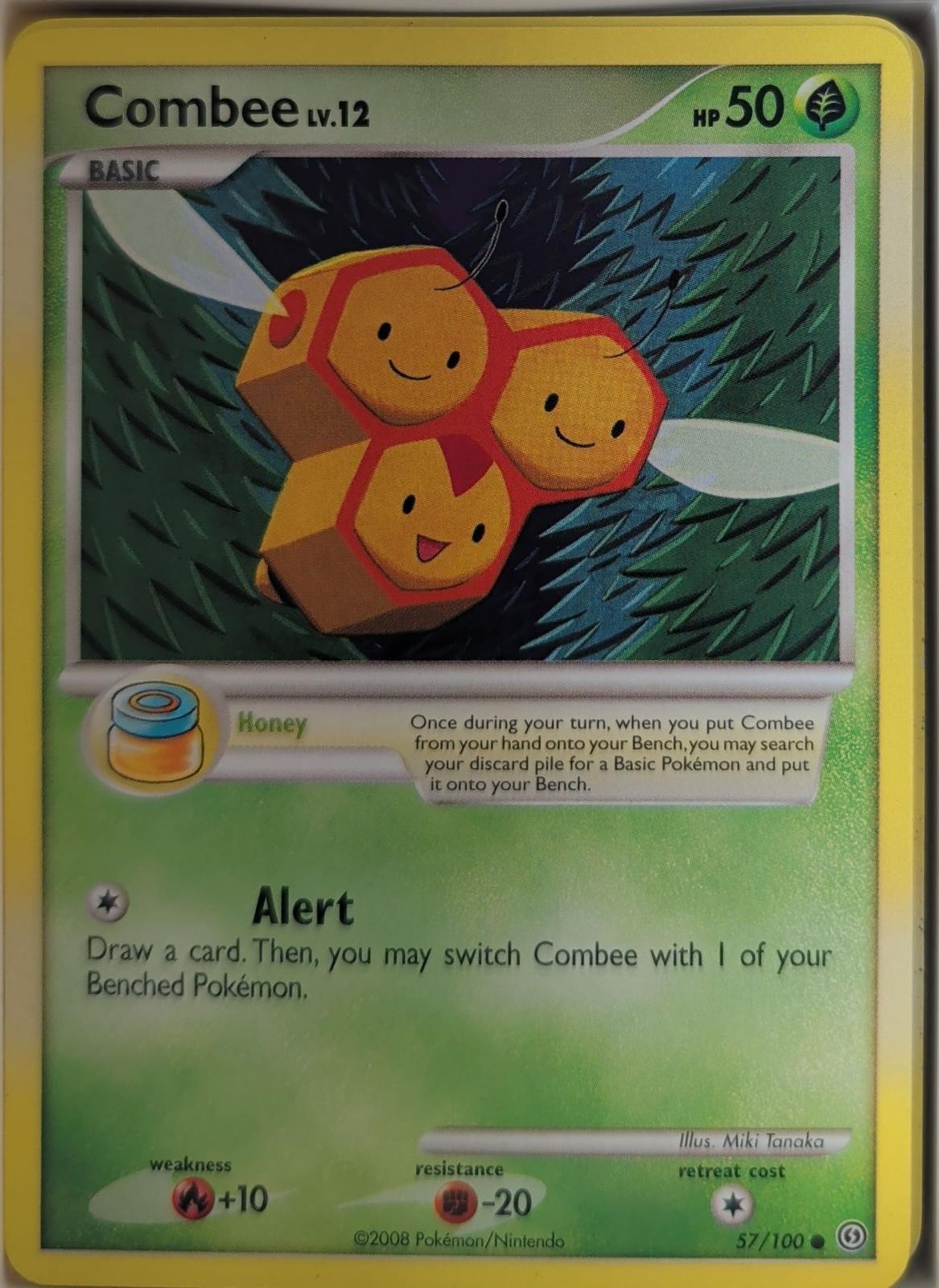 Combee 57/100 Common Stormfront Pokemon Lightly Played