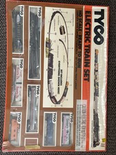 Vintage 1980s Tyco HO Union Pacific Steam Locomotive Train Set Boxed 4073