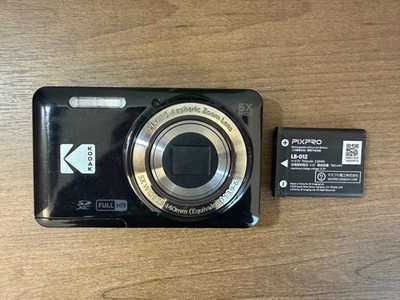 Kodak Pixpro FZ55 Black Digital Camera 5x Zoom 16MP with Battery