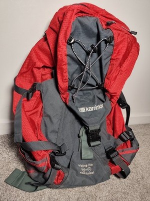 Karrimor Alpine Lite 45+10 Liter Rucksack Backpack Rot Grau