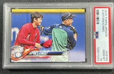 SHOHEI OHTANI ICHIRO SUZUKI PSA 10 2018 TOPPS UPDATE #US153 JAPAN'S FINEST RC 43