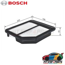 For Honda FR-V Air Filter Bosch F026400472 224.5 mm High Performance 2007-2025