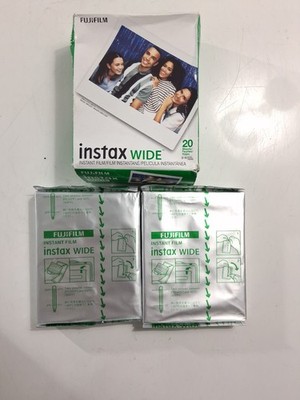 Fujifilm - instax WIDE Instant Film Twin Pack - White ( Package Wear)
