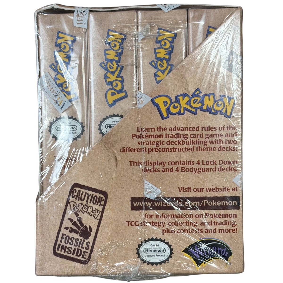POKEMON FOSSIL PRECONSTRUCTED THEME STARTER DECK DISPLAY WOTC TCG