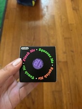 Authentic Schylling Super NeeDoh The Groovy Glob  Purple Squishy Stress Ball Toy