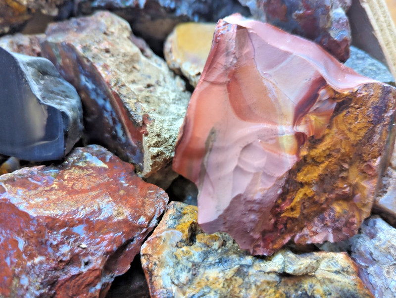 Rock Hunter's Delight | 25 LB Rough Rock Lot | Exact Lot Shown - Large in Size