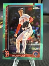 Topps 2025 Chrome Update Teal /199 Walker Buehler #USC55 Red Sox Baseball