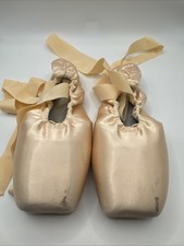 Bloch Serenade Mark 2 S2131L Pink Pointe Shoes Size 6.5 B Dance Ballet With Box