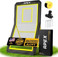 Apex Sports Professional Lacrosse Rebounder Volleyball Rebounder 4x7 Feet 