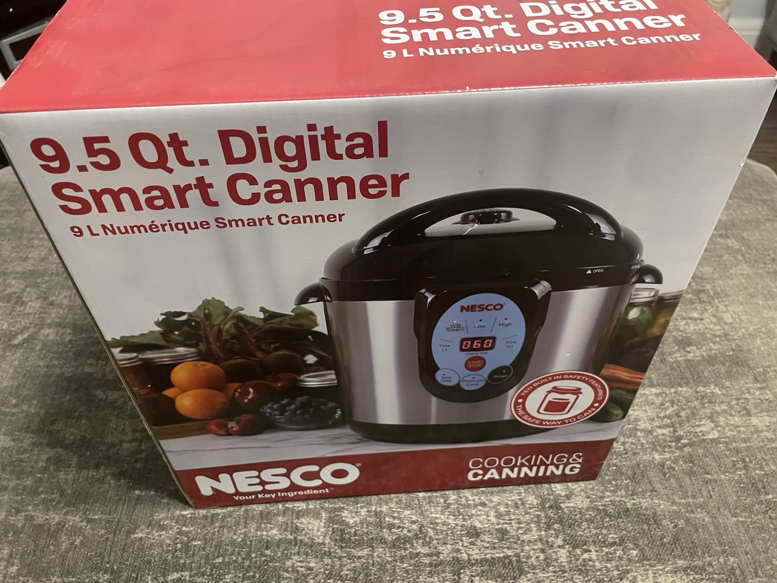 NESCO 9.5 qt Digital Smart Canner Browning Pressure Slow Coo