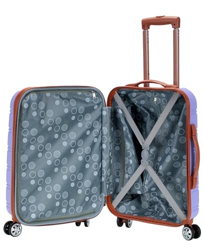 Rockland Melbourne Hardside Luggage with Spinner Wheels, Carry-On 20" - Lavender