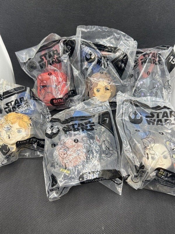 McDonald's Star Wars Happy Meal Toys 2019 Lot 7 Sealed New Rise Skywalker