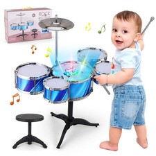 Kids Drum Set for Toddlers 15-Piece Drum Set for Kids Age 3-5 Musical Toy