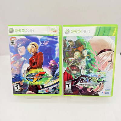 The King of Fighters XII & XIII (Microsoft Xbox 360) 2 Game Lot Tested - Works