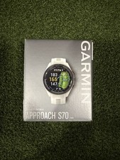 Garmin Approach S70 42MM Smartwatch GPS Premium Golf - Cinturino Bianco