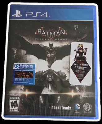 BATMAN ARKHAM KNIGHT NEW SEALED 2015 Playstation 4 PS4 Harley Quinn Story Pack