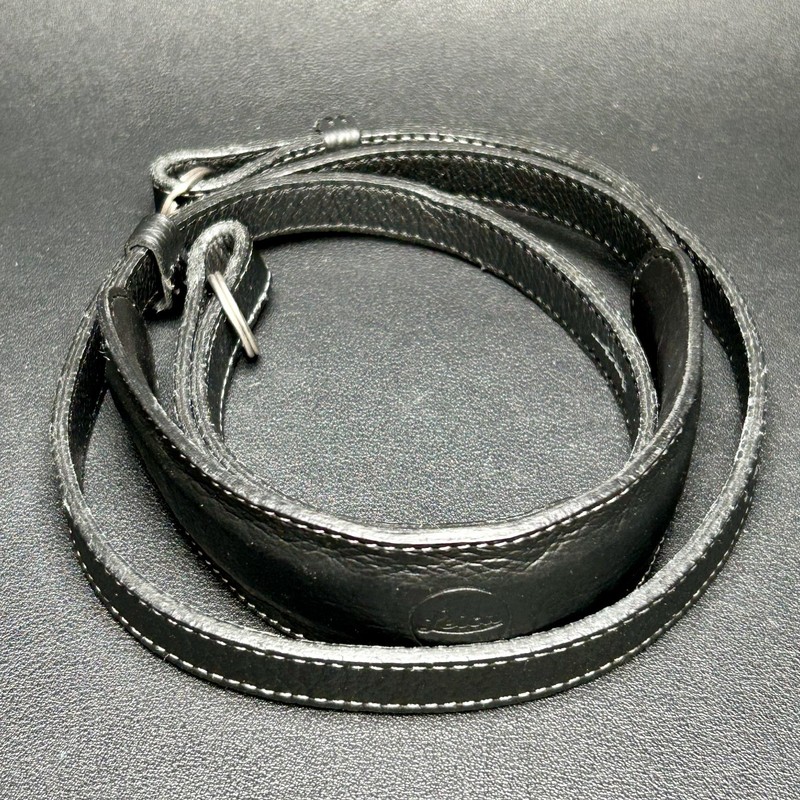 Leica Black Leather Strap 18575