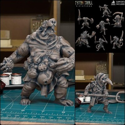 Giant Plague Rat Miniature Bundle