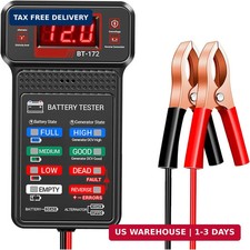 Car Battery Testers with LCD Display  LED Indicators,Battery Load Tester 12v Au