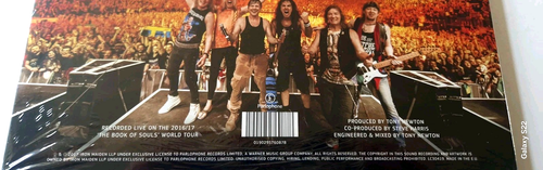 IRON MAIDEN~~THE BOOK OF SOULS~~LIVE CHAPTER~~2017~~PARLOPHONE RECORDS - Picture 3 of 4