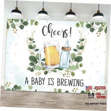 Baby Shower Backdrop A Baby is Brewing Photography Background 5x3ft color 6